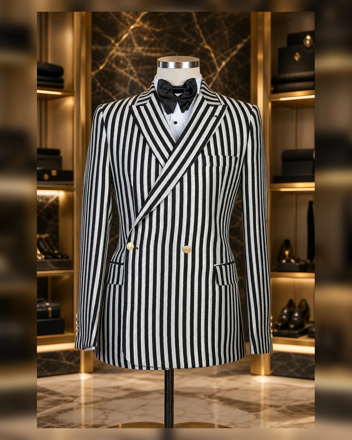 2 Double breasted suit — styled