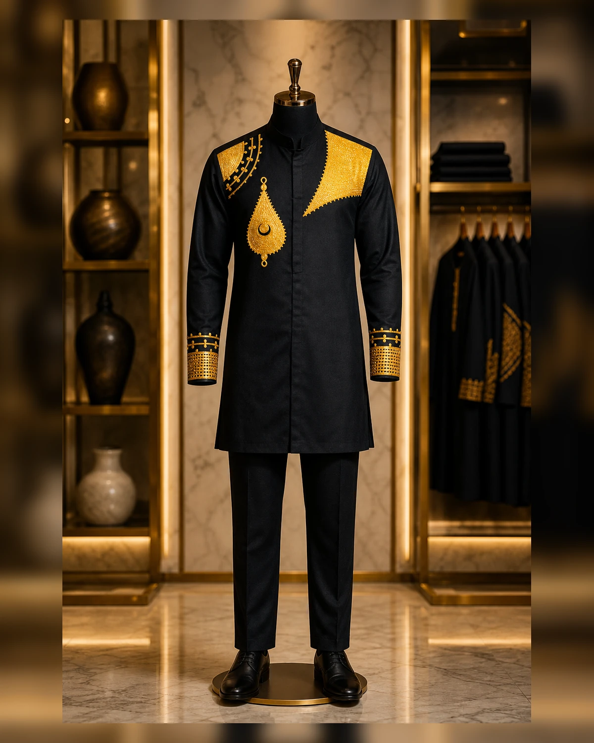 African Mens Clothing Top and bottom — styled
