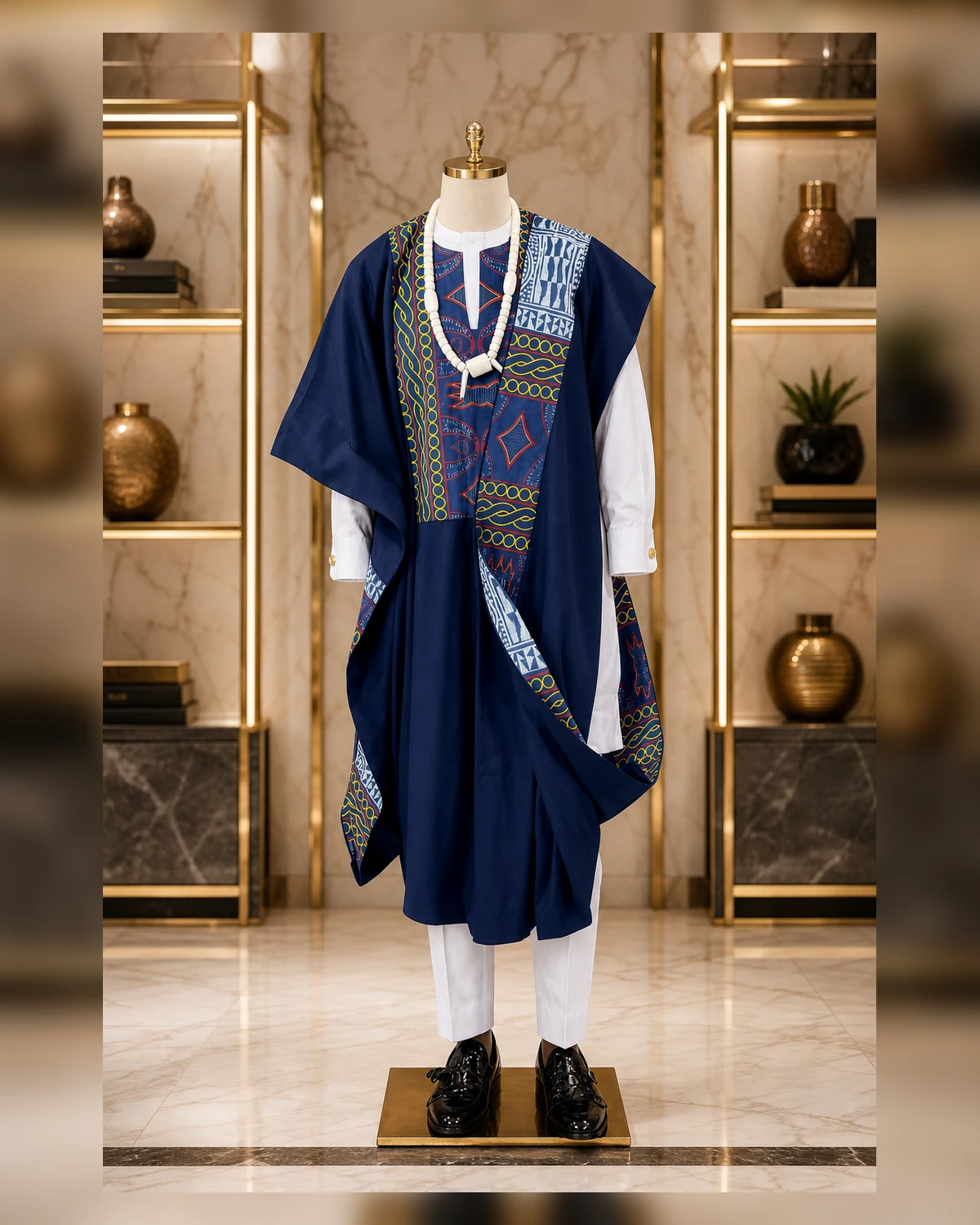 Agwada Suit — fabric detail