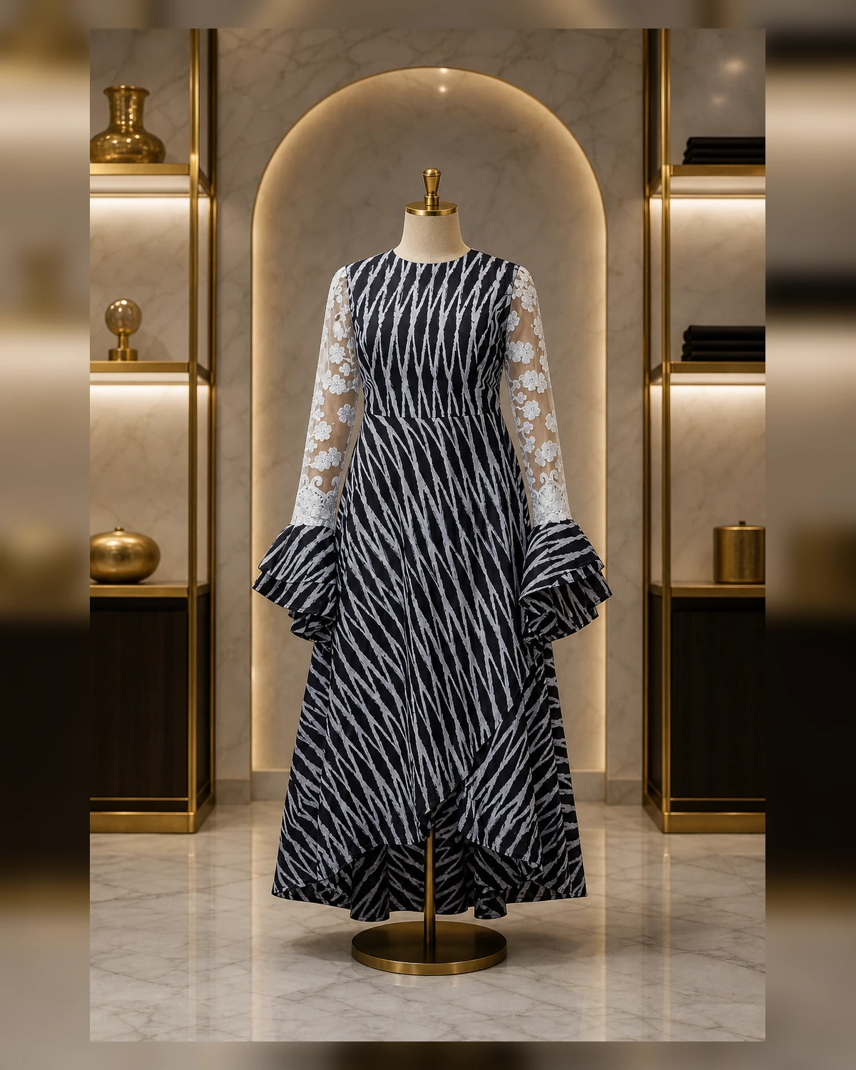 Ayeadio Bami Style Party dress