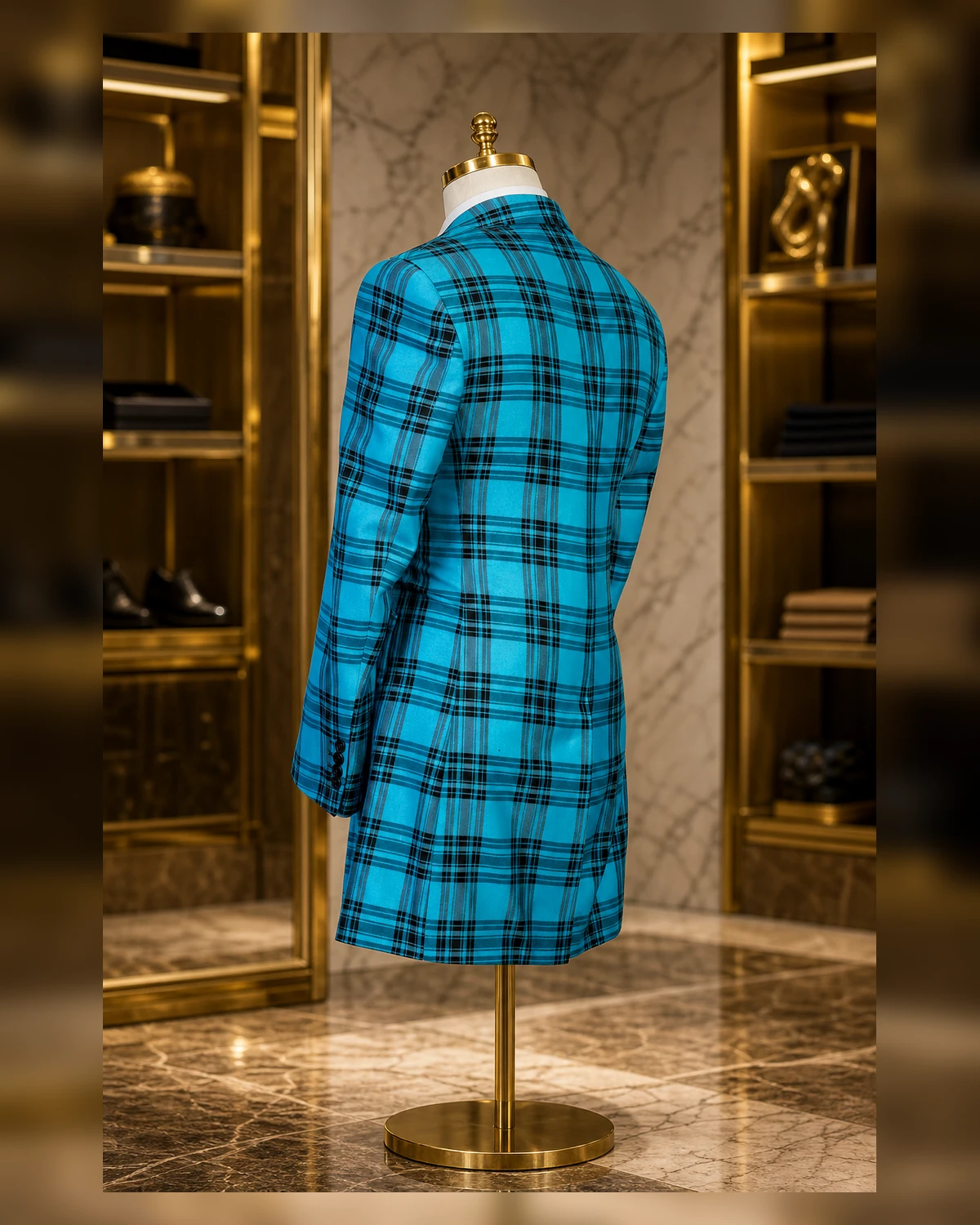 Ayeadio Check Double breasted suit — view 6
