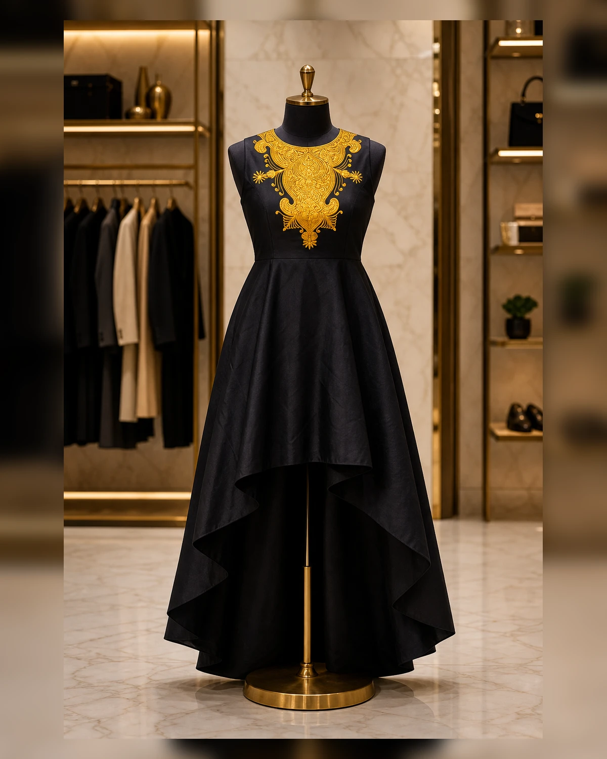 Ayeadio Cocktail embroidery dress — view 4