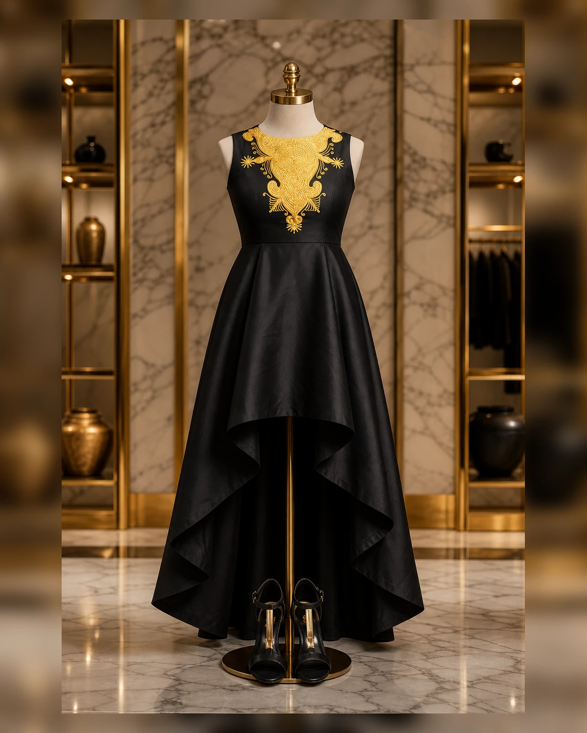 Ayeadio Cocktail embroidery dress — view 5