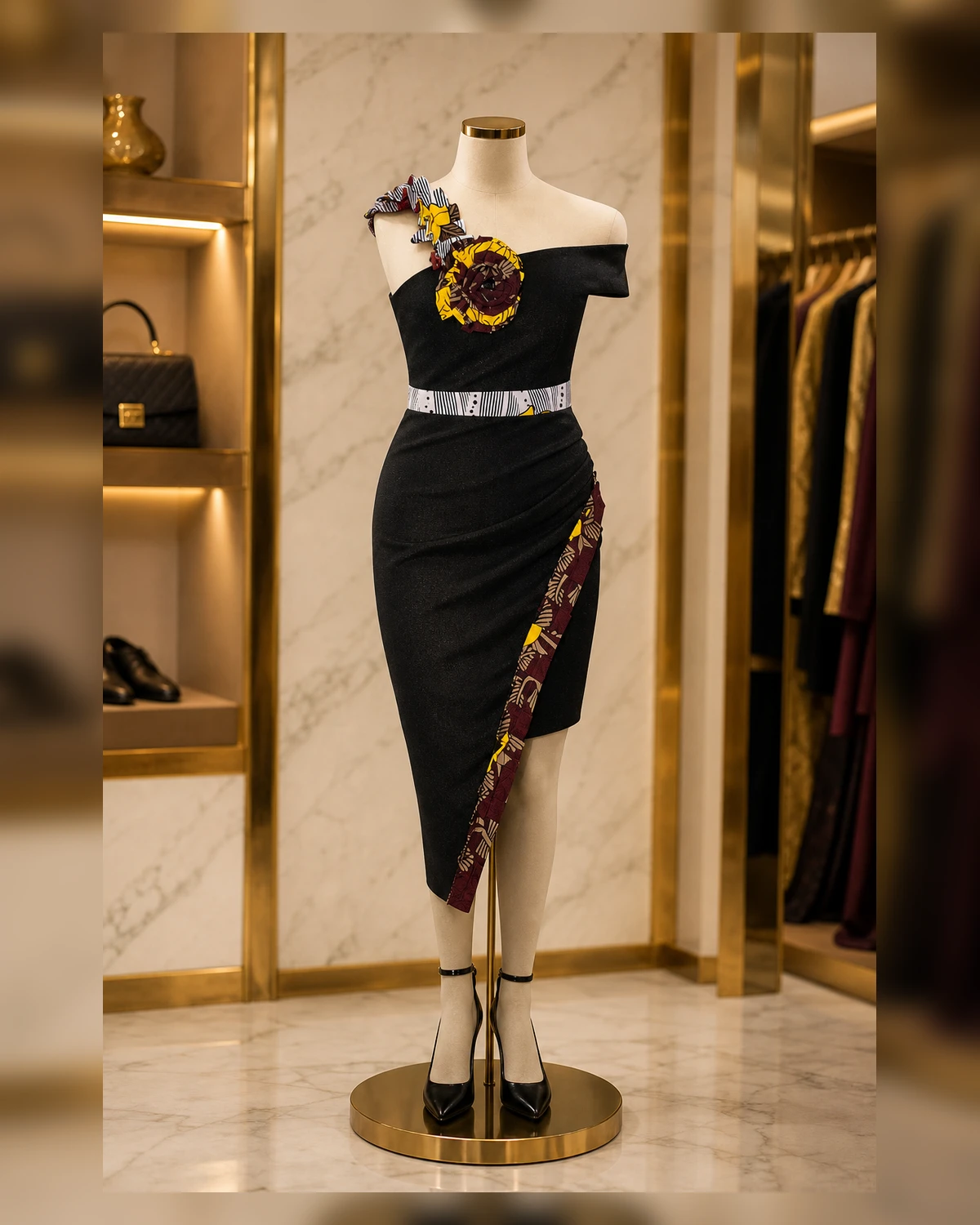 Ayeadio Fashion Bouquet Dress Short — view 7