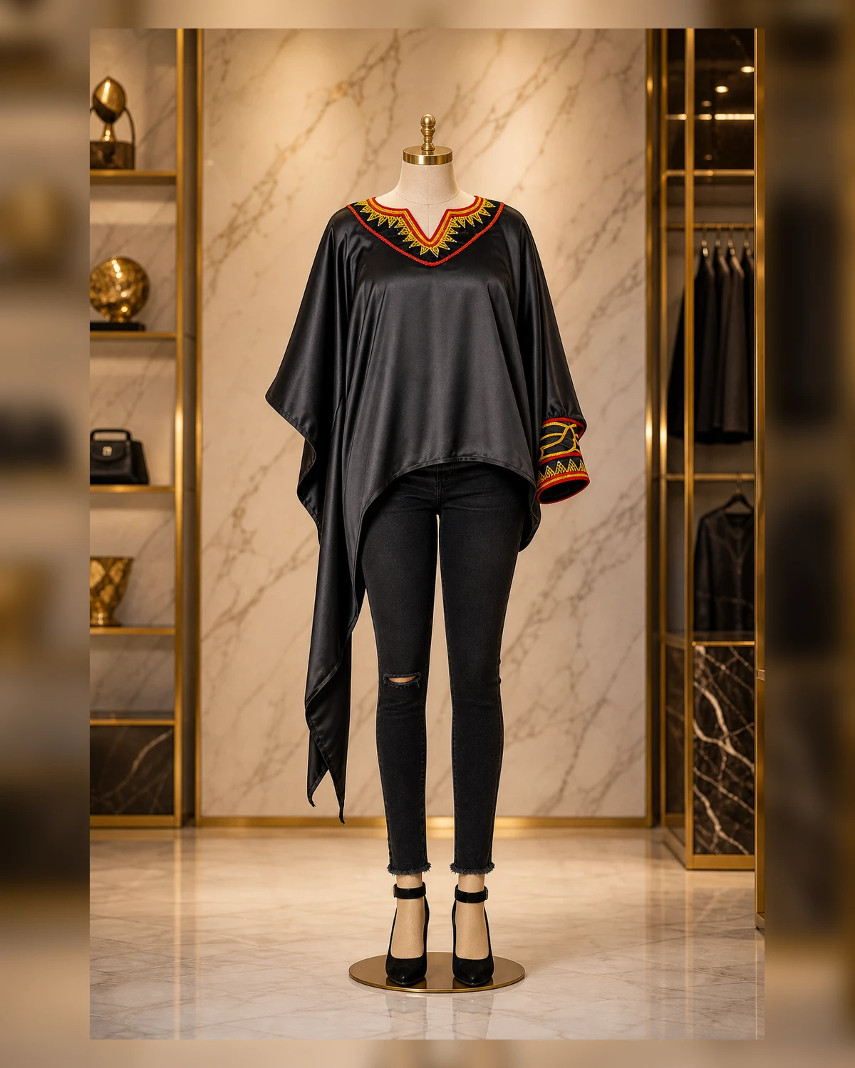 Ayeadio Fashion Female Summer Tops — fabric detail