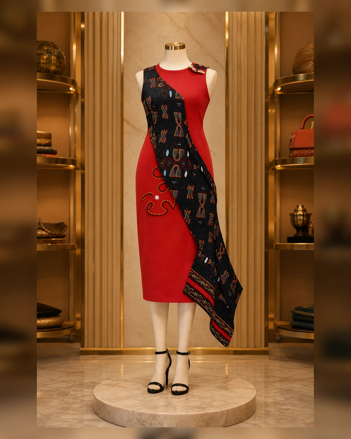 Ayeadio Fashion hand platted party dress — styled