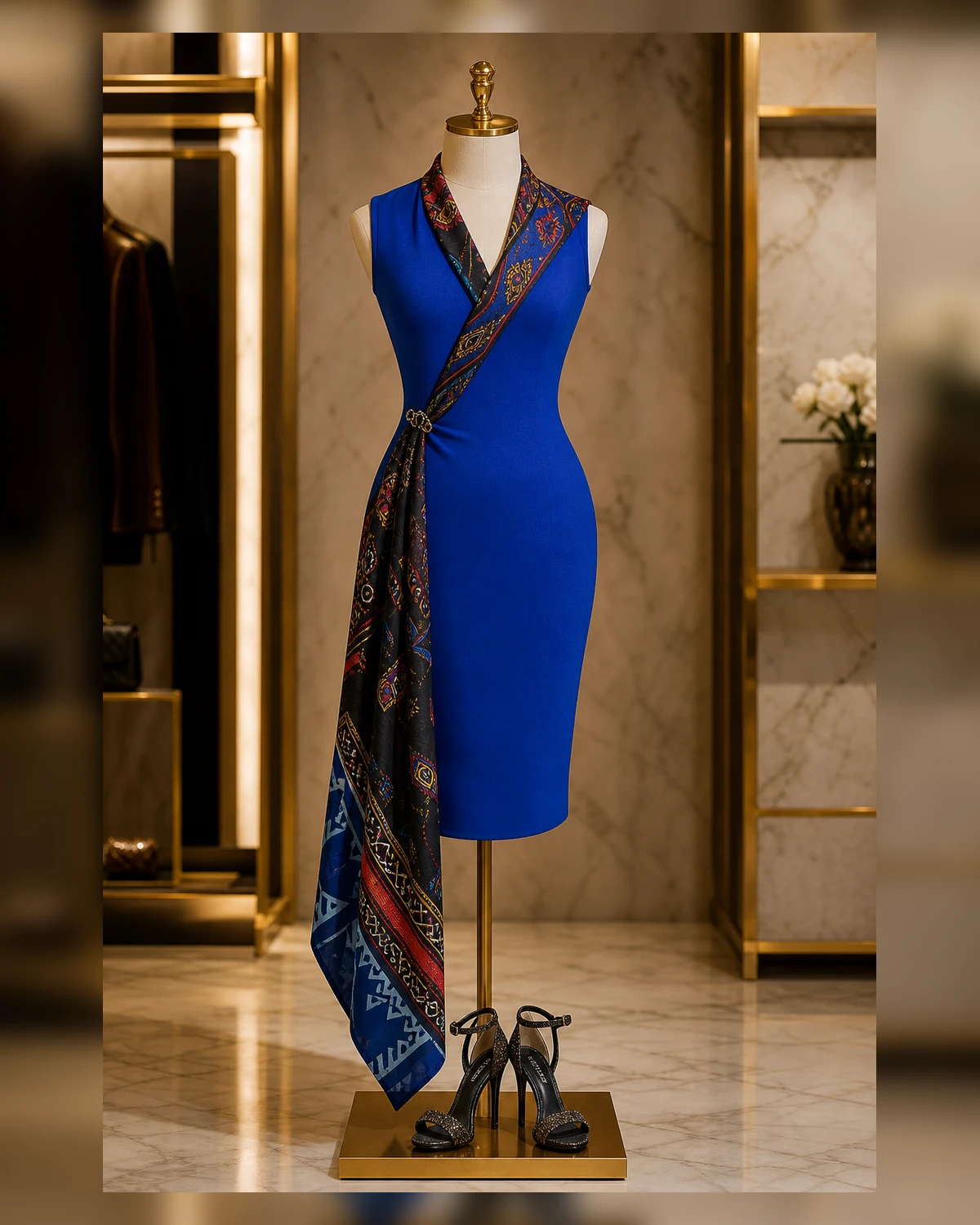 Ayeadio Fashion hand platted party dress — view 5