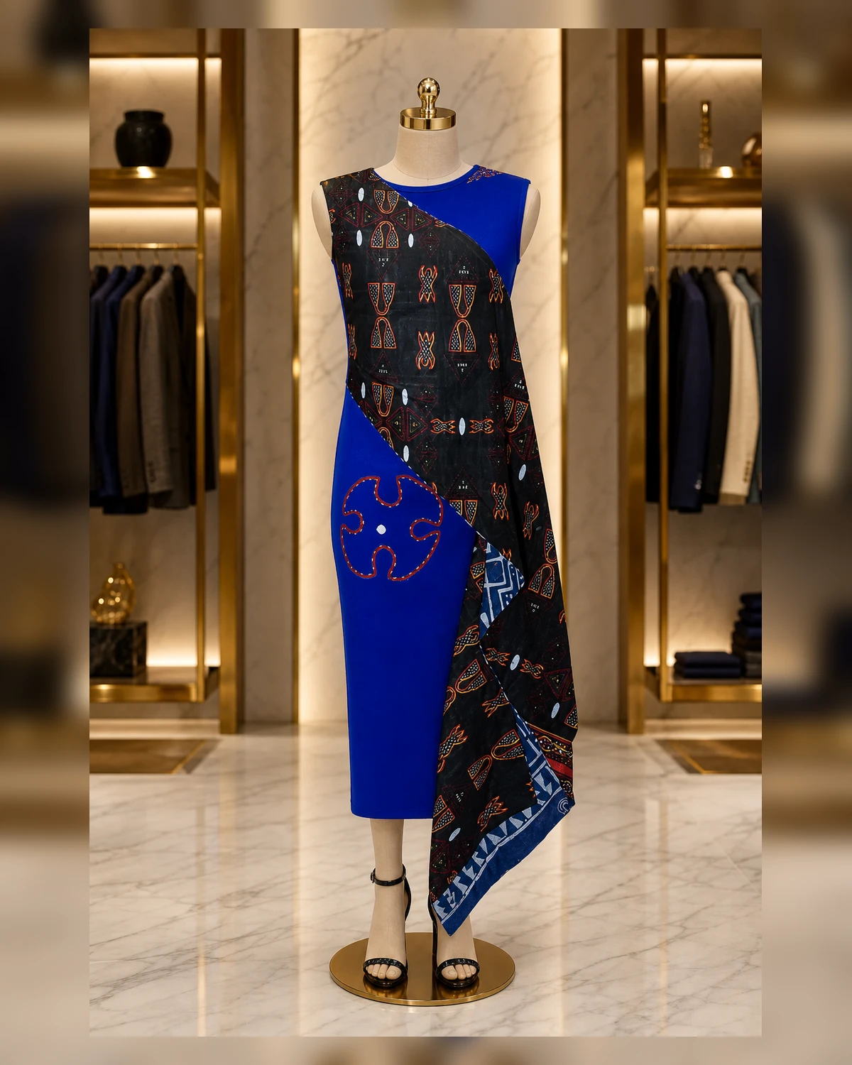 Ayeadio Fashion hand platted party dress — view 6