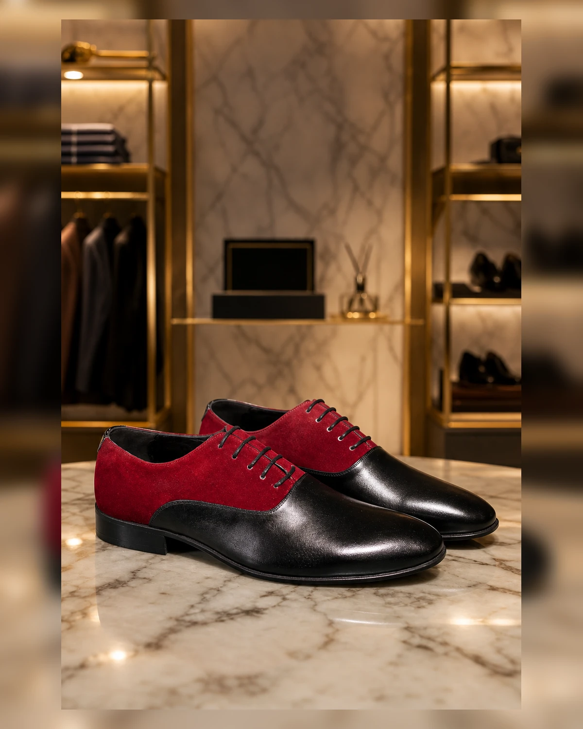 Ayeadio Italian Velvet Shoes — fabric detail
