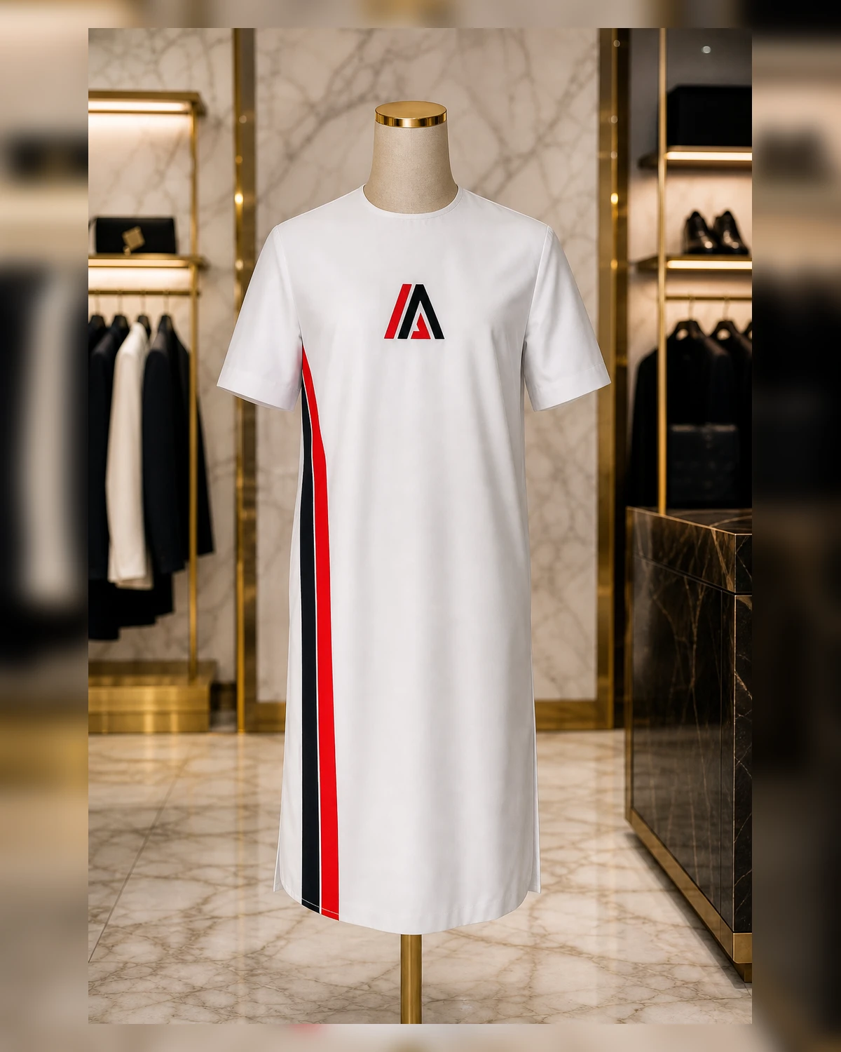 Ayeadio mini dress — fabric detail
