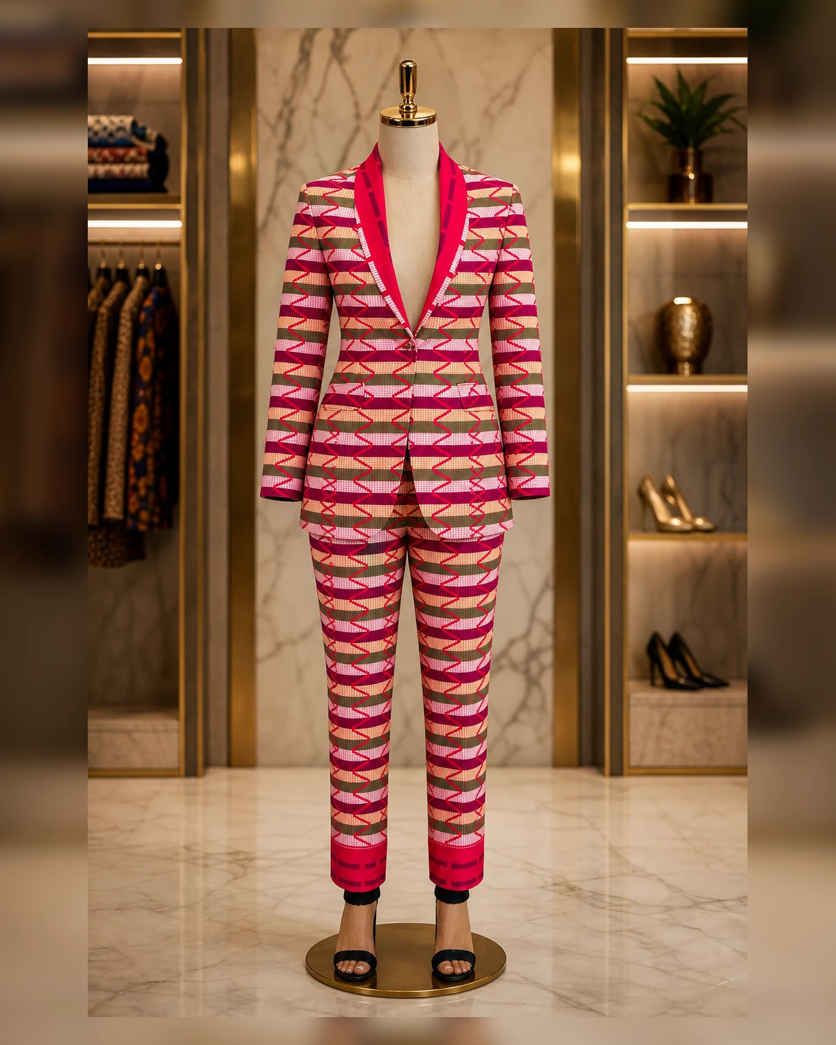 Ayeadio Party Afriture Suit — styled
