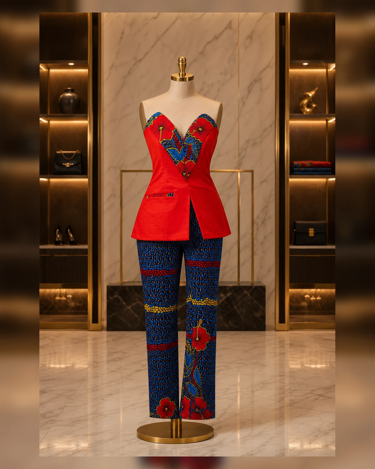 Ayeadio two lapel jumpsuit — styled