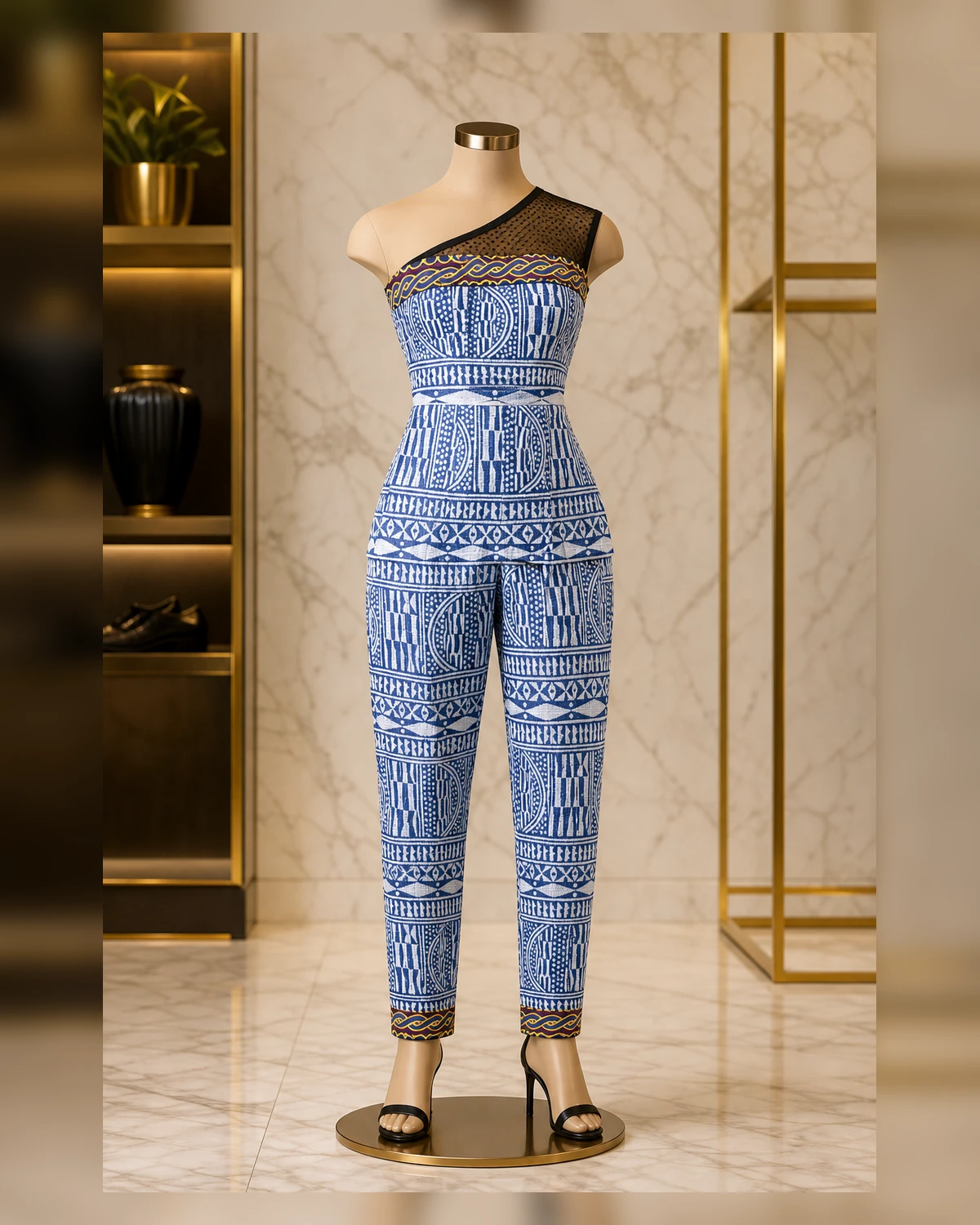 Bami one Shoulder Junpsuit — view 4