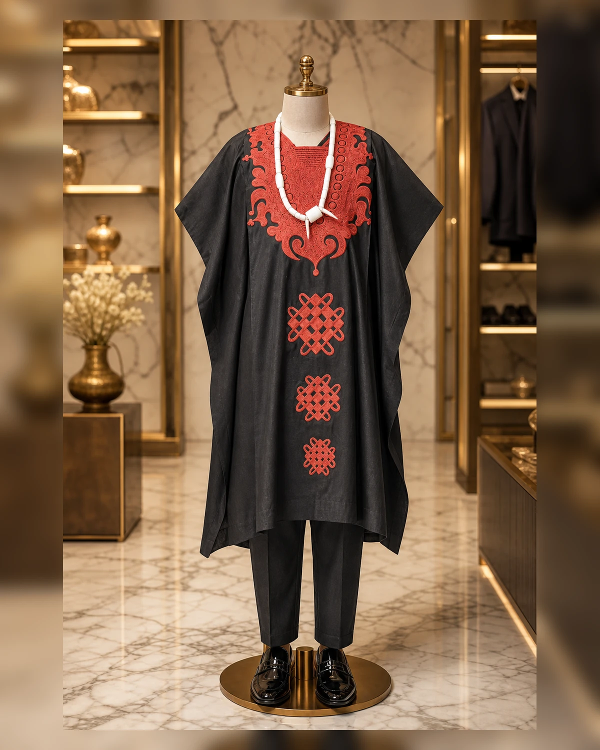 Black 2 piece agwada