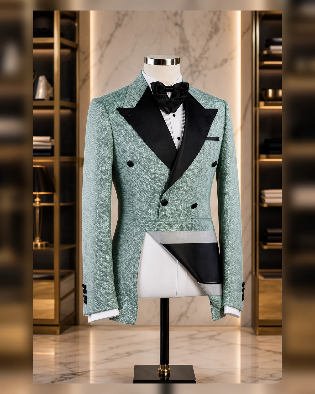Breasted Slim fit suit — view 6