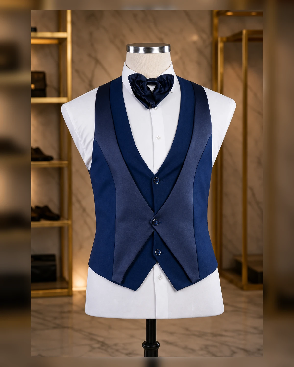 Burgundy Fashion Vest — styled