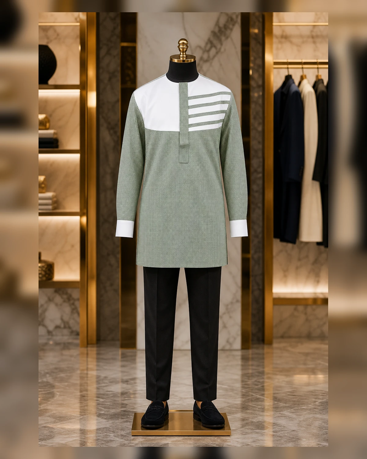 classy Black squares afriture — view 4