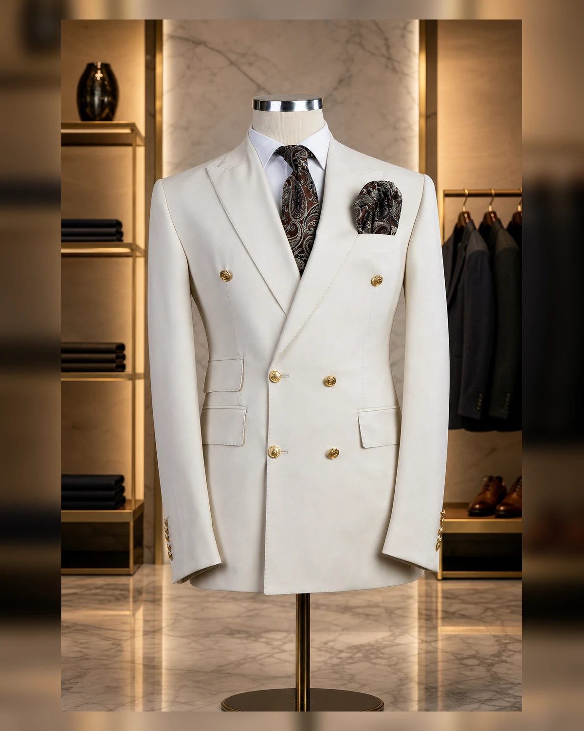 Classy Breasted Slim fit suits