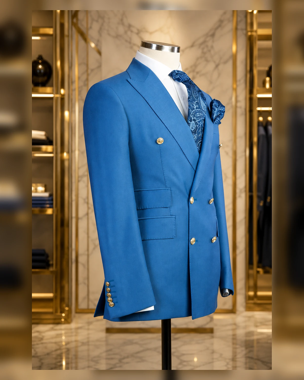 Classy Breasted Slim fit suits — styled